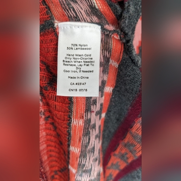 Talbots‎ Lambswool Sweater Women's Aztec knit Pullover Size M - Picture 7 of 12